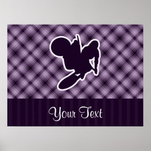 Poster Whip Motocross Roxo