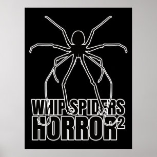 Poster Whip Spiders Whip Scorpion Amblypygi - Entomologia