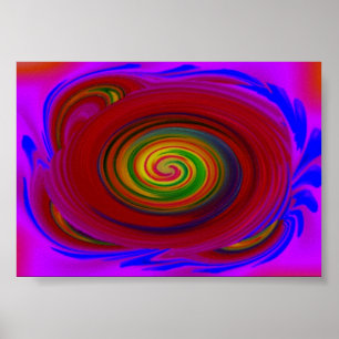 Pôster Whirlpool of blue