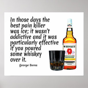Poster Whiskey Quote Art Print