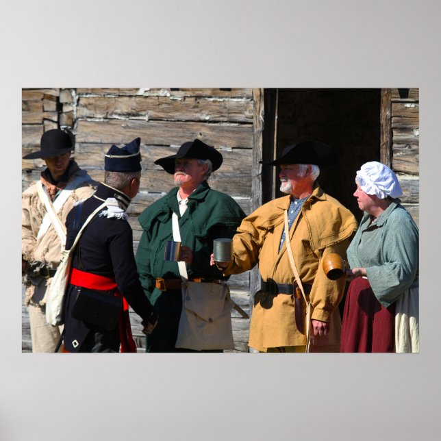 Pôster Whiskey Ration at Fort Osage, Missouri (24x16) (Frente)