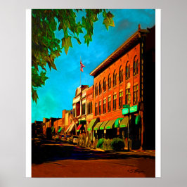 Poster "Whisky Row Prescott" "Prescott Art"
