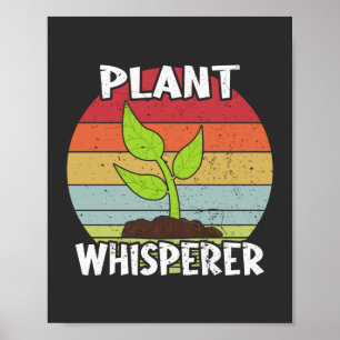 Poster Whisperer da Funny Retro GardenPlant