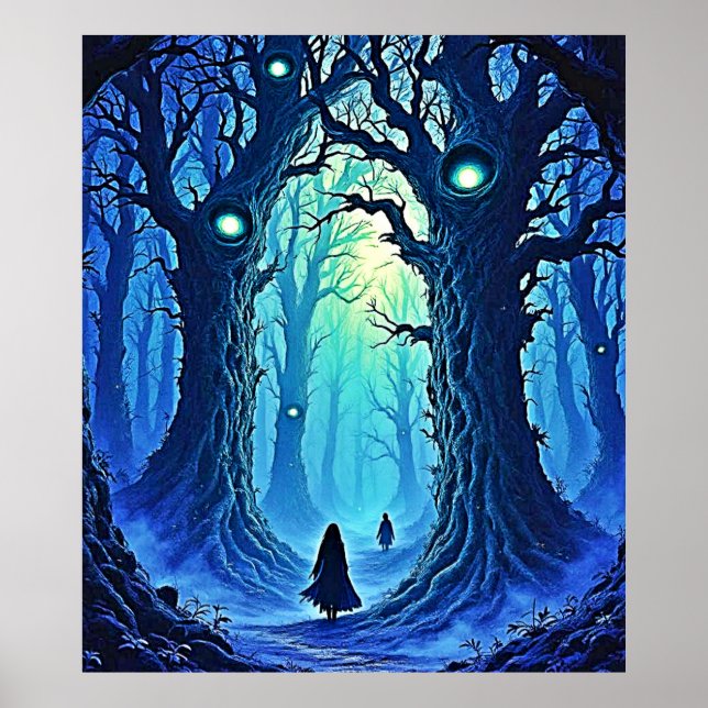 Poster Whispering Woods Dark Fantasy (Frente)