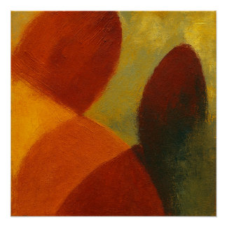 Pôster Whispers in the Web Square Color Block