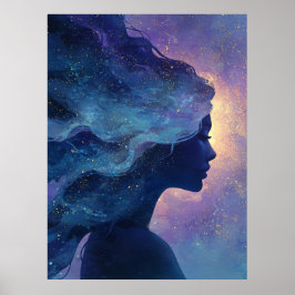 Poster Whispers of the Moon - Goddess