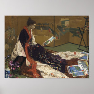 Poster Whistler - Capricho em Roxo e Dourado
