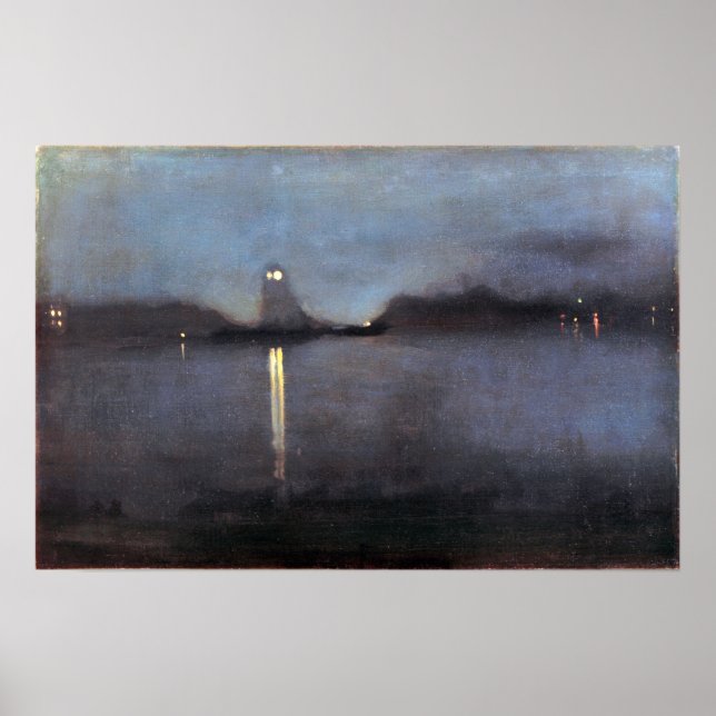 Poster Whistler - Noturno 1870 (Frente)