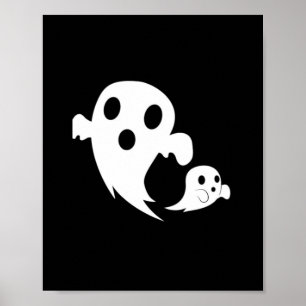 Poster White Boo