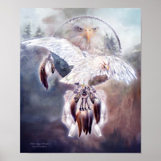 Pôster White Eagle Dreams 2 Art Poster/Impressão (Frente)