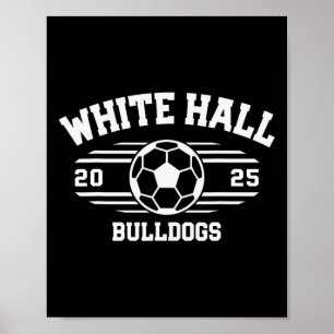 Poster White Hall Bulldogs Futebol Ll 2025