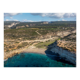 Pôster White River Beach Akamas, Chipre