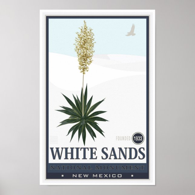 Poster White Sands Monumento Nacional 3 (Frente)
