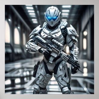 Poster White Trooper