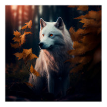 Poster White Wolf