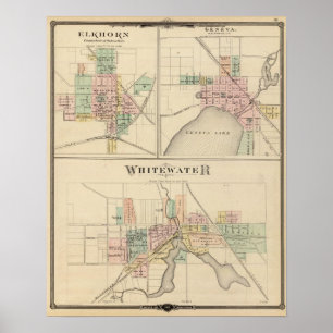 Pôster Whitewater, Elkhorn e Genebra