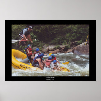 Poster Whitewater Rafting