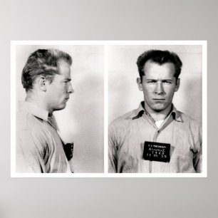 PÔSTER WHITEY BULGER ALCATRAZ MUGSHOT 1959