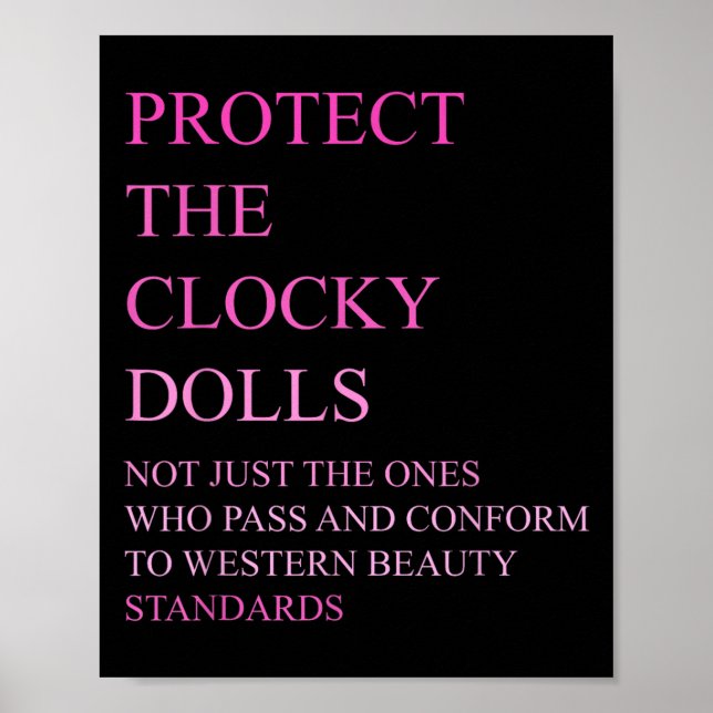 Poster Who P And Conform To Western Beauty Standards  (Frente)