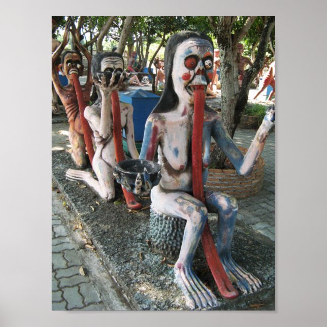 Pôster Why the looonnng TONGUE? ... 3 Scary Thai Ghouls (Frente)