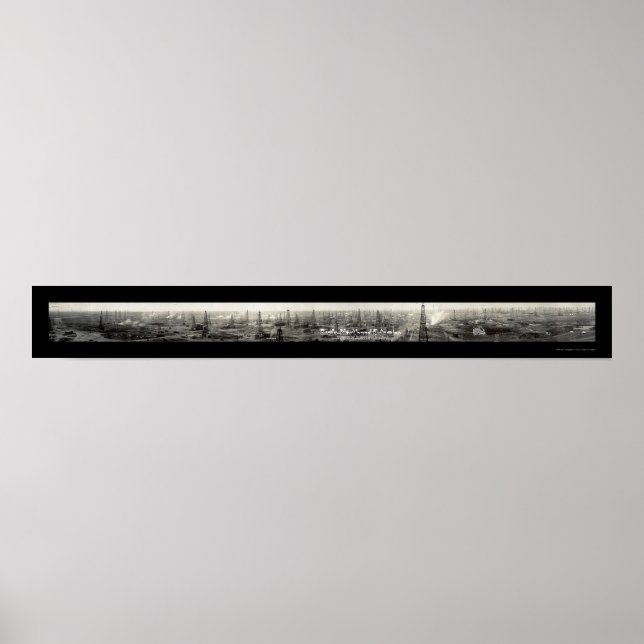 Poster Wichita County Oil Photo 1919 (Frente)