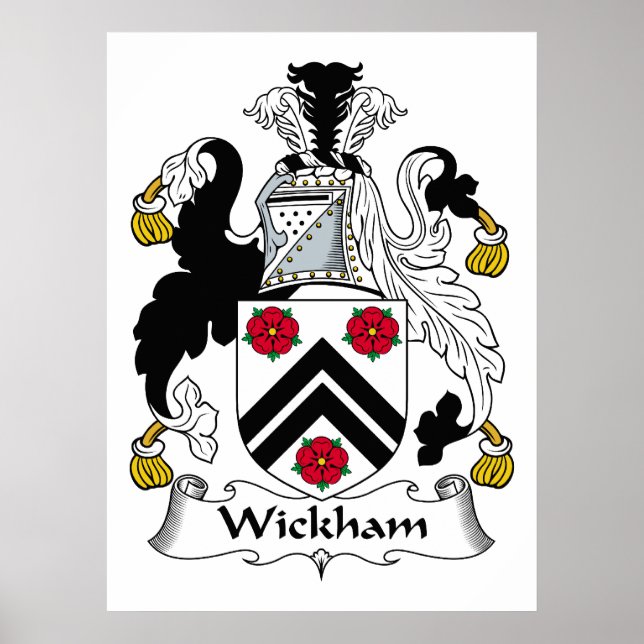 Poster Wickham Family Crest (Frente)