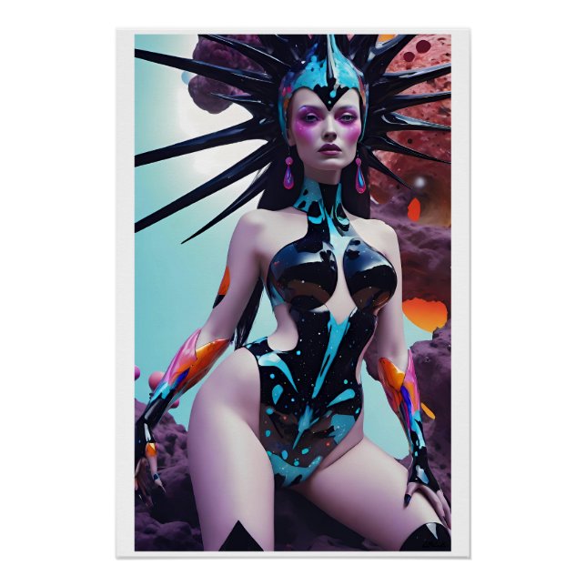 Pôster Widow Queen of the Scrum Run (Frente)