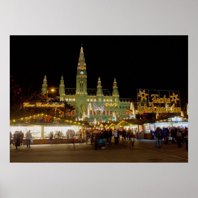 Poster Wiener Christkindlmarkt (Frente)