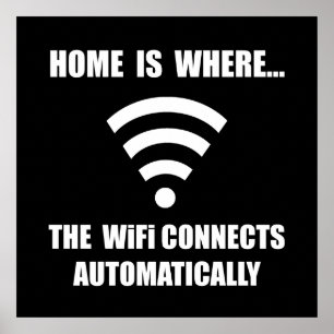 Pôster WiFi residencial