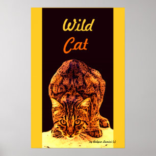 PÔSTER WILD CAT KITTEN