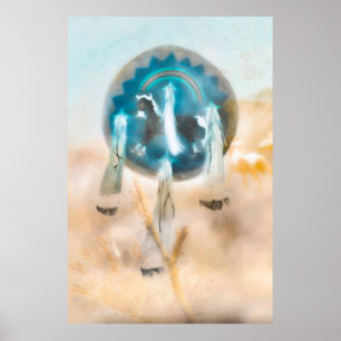 POSTER WILD HORSE NATION "COMANCHE FORTE"