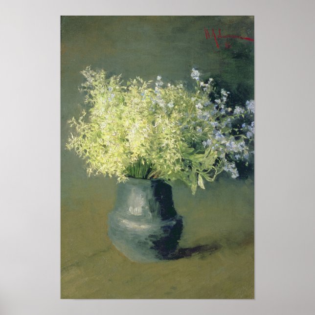 Pôster Wild Lilacs e Forget-Me-Nots, 1889 (Frente)