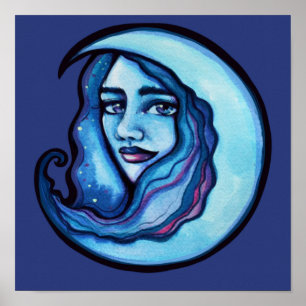 Poster Wild MoonChild Goddese Feiticeira da Lua