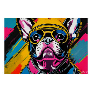 PÔSTER WILD ONE FRANCH BULLDOG