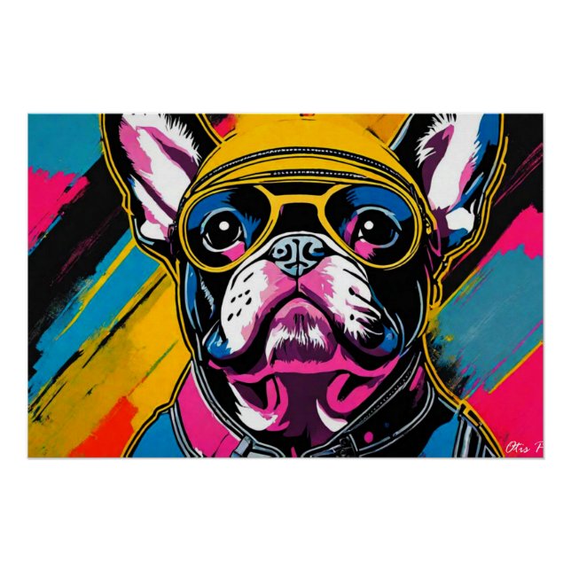 PÔSTER WILD ONE FRANCH BULLDOG (Frente)