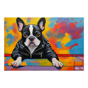 PÔSTER WILD ONE FRANCH BULLDOG 3