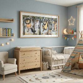 Poster Wild Things and Max Swinging From Trees