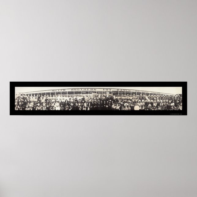 Poster Wild West Characters Foto 1927 (Frente)