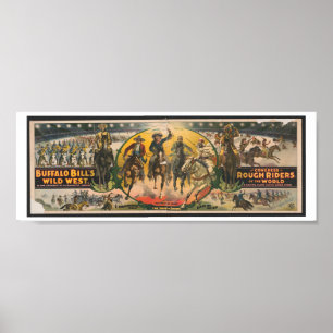 Poster Wild West e Riders de Buffalo Bill