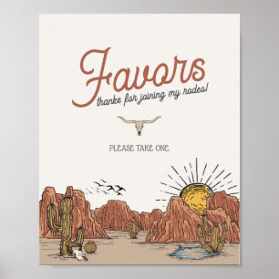 Poster Wild West Rodeo favorece a assinatura do partido