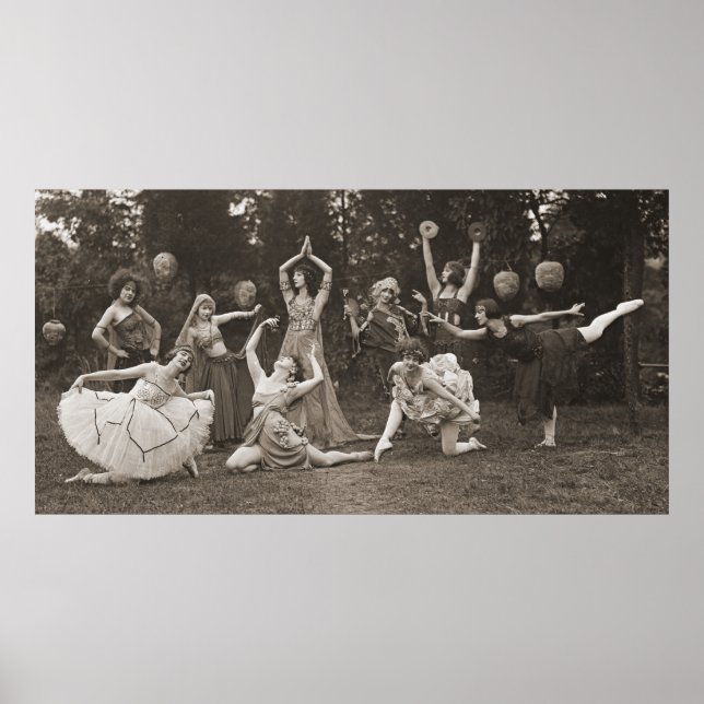 Poster Wild Women Dance 1924 (Frente)