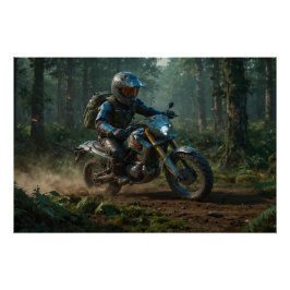 Pôster Wilderness Motocross - Dirtbike Racer II