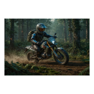 Pôster Wilderness Motocross - Dirtbike Racer II