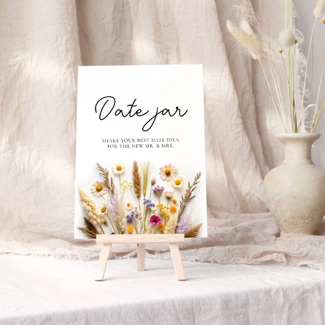 Poster Wildflower Date Ideias Noturnas Date Jar (Criador carregado)