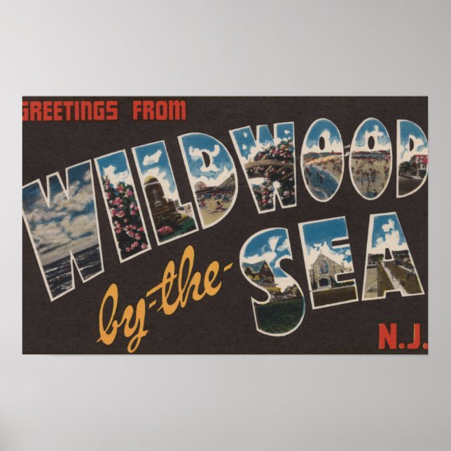 Poster Wildwood-by-the-Sea, Nova Jersey 2 (Frente)