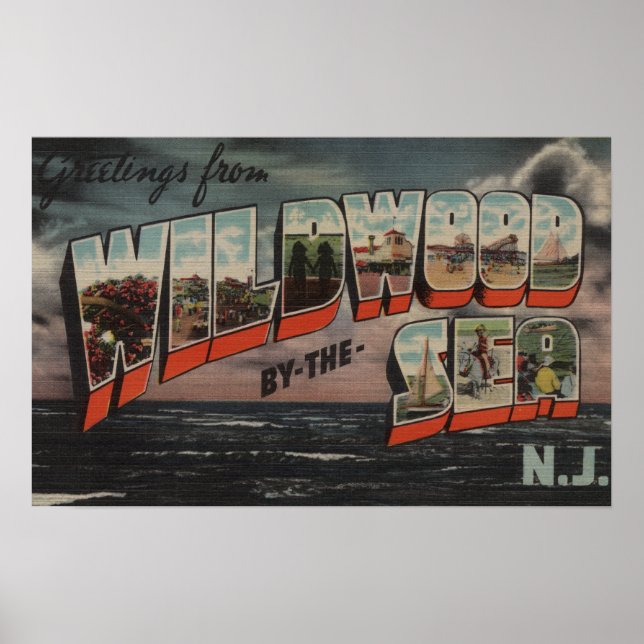 Poster Wildwood-by-the-Sea, Nova Jersey 3 (Frente)