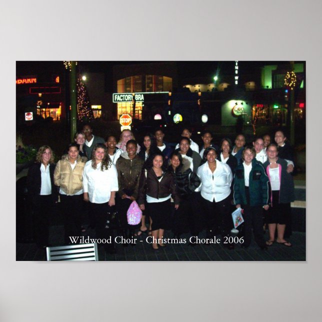 Poster Wildwood Choir (Frente)