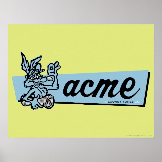 Poster Wile E Coyote Acme 4 (Frente)