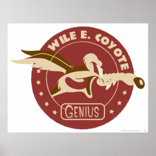 Pôster Wile E. Coyote Genius