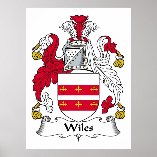 Poster Wiles Family Crest (Frente)